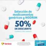 En Soriana Medicamentos genéricos y Nodrim a mitad de precio los sábados de marzo
