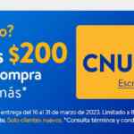 Cupón Walmart de $200 de bonificación en tu primera compra