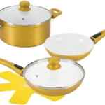 Liquidación de 70% de descuento en batería de cocina de cerámica Cerafit Master Set de 6 piezas