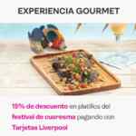 Liverpool Experiencia Gourmet Festival de Cuaresma: 15% de descuento con tarjetas Liverpool