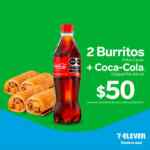 Combo 2 Burritos + Coca-Cola por $50 en 7-Eleven