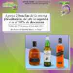 2x1½ en whiskys seleccionados en Bodegas Alianza
