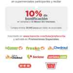 Promo Banorte de 10% de bonificación en supermercados los martes y miércoles de abril