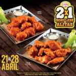 En Chilis 2x1 en boneless y alitas hoy viernes