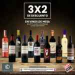 3x2 en vinos de mesa este fin de semana en City Club