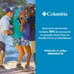 Cupón Columbia de 30% de descuento adicional en prendas seleccionadas