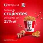 Oferta de la Semana DiDi Food: 25% de descuento en Bucket Gravy y Mega Box Pollo en KFC