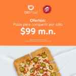 Promoción de la semana DiDi Food: Pizza para compartir a sólo $99 en Pizza Hut