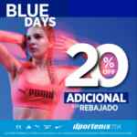 Blue Days Dportenis: 20% de descuento adicional en lo ya rebajado hasta hoy