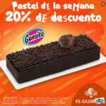 20% de descuento en el pastel Gansito de Pastelerías El Globo