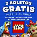 Promo Lego Juguetibici Día del Niño: 2 boletos al cine Gratis con tus compras