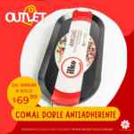 Outlet Modatelas: Comal antiadherente a $69.99, exprimidor a $29.99, moldes desde $30 y más