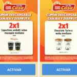 Cupón Oxxo 2x1 café Andatti sabor Mazapán, Turín, etc.