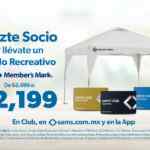 Hazte socio en Sam's Club y llévate un toldo recreativo a precio especial