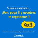 4x3 en ventanas en Sodimac durante abril