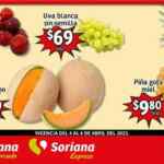 Ofertas Soriana Mercado en frutas y verduras 4 al 6 de abril 2023