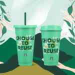 En Starbuck vaso reutilizable GRATIS por el día de la Tierra el sábado 22 de abril