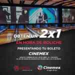 2x1 en hora de boliche en Alboa o en hora de juego en Arena presentando boleto de Cinemex