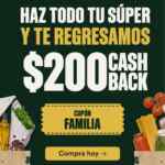 Cupón Jüsto de $200 de descuento en pedidos de $1,600 en supermercado