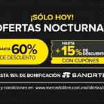 Ofertas Nocturnas Mercado Libre 15 de abril: hasta 60% de descuento + 15% en cupones + 15% de bonificación