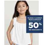 En Old Navy blusas y camisas a mitad de precio hoy domingo 2 de abril