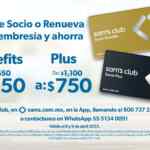 Hasta $350 de descuento en membresías participantes en Sam's Club este fin de semana