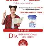 Celebra el Día del Libro en Sanborns y llévate Gratis un termo de regalo con tus compras