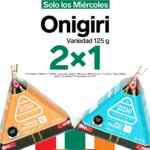 Miércoles 2x1 en Onigiri en 7-Eleven