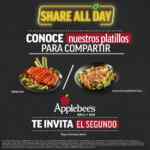 Promo Applebee's Share All Day: 2x1 en platillos seleccionados en sucursales participantes