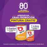 Promoción Berel Pintura Gratis mayo 2023: Compra galón y llévate litro de pintura gratis Promoción Berel Pintura Gratis mayo 2023: Compra galón y llévate litro de pintura gratis