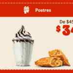 Cupón Burger King postres: sundae Jr. + pay de manzana por $34 Cupón Burger King postres: sundae Jr. + pay de manzana por $34