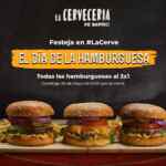 Promoción Cervecería de Barrio Día de la Hamburguesa: 2x1 en hamburguesas este domingo Promoción Cervecería de Barrio Día de la Hamburguesa: 2x1 en hamburguesas este domingo