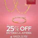 Cristal Joyas Pre Hot Sale 2023: hasta 25% de descuento + 5% de bonificación