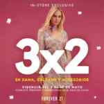 Promoción Forever 21 Día de las Madres: 3x2 en dama, calzado y accesorios