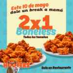 2x1 en boneless en Hooters hoy 10 de mayo por el Día de las Madres