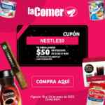 Cupón la Comer de $50 pesos de descuento en productos Nestlé