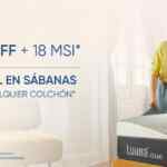 En Luuna hasta 55% de descuento en colchones + hasta 18 msi