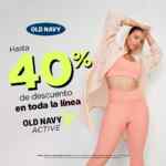 Hasta 40% de descuento en toda la línea Old Navy Active hasta el 28 de mayo