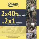 Promoción Panam: 2x1 en ropa y 40% de descuento si llevas 2 pares de tenis