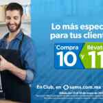 En Sams Club Compra 10 y Lleva 11 en despensa, abarrotes y más