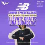 Promo TAF Día de las Madres: Compra unos sneakers New Balance y llévate gratis una sudadera