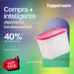 Tupperware Hot Sale 2023: hasta 40% de descuento en productos para el hogar