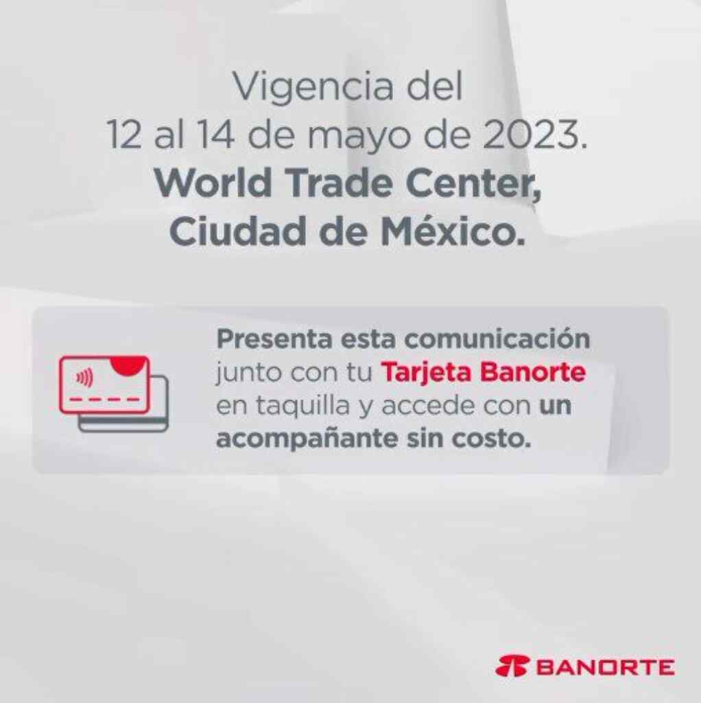 Outlet Viaja y Vuela 2023 en el WTC CDMX del 12 al 14 de mayo