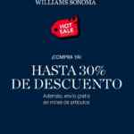 Williams Sonoma Hot Sale 2023: hasta 30% de descuento en toda la tienda