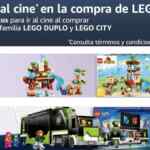 Obtén 2 boletos al Cine Gratis al comprar productos Lego en Amazon