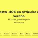 Rebajas H&M de hasta 40% de descuento en prendas y productos de verano