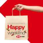 Promoción HSBC Happy Weekend Abril 2023: hasta 20% de bonificación + msi y más promos Promoción HSBC Happy Weekend Abril 2023: hasta 20% de bonificación + msi y más promos