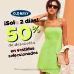 Vestidos a mitad de precio hoy domingo en Old Navy