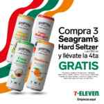 4x3 en bebidas Seagrams Hard Seltzer en 7-Eleven