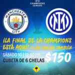 Cubeta de 6 chelas a $150 en California Pizza Kitchen durante la Final de Champions